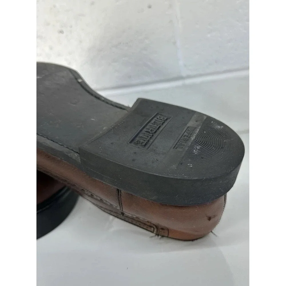 VTG 60s Pedwin Brown Leather Longwing Boucher‎ Gunboat Dress Shoes / Men's 10.5